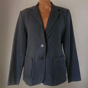 Vintage 70's rrrruss Russ  Women's Blazer Jacket Black Union Made Size S/M